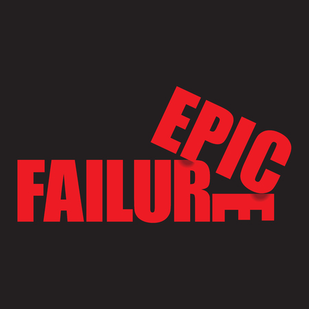 A unique, unusual and clever epic failure graphicのイラスト素材