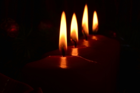 Advent, Advent a candle is burningの写真素材
