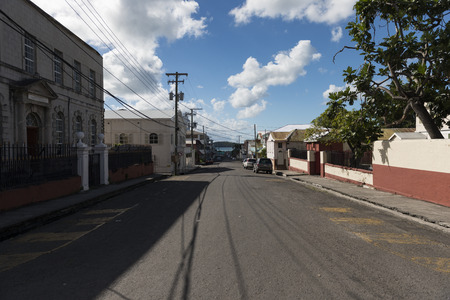 Antigua, City of Saint Johns, Streets ofのeditorial素材