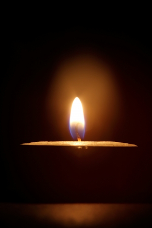 Burning candle