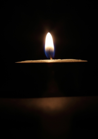 Burning candleの写真素材