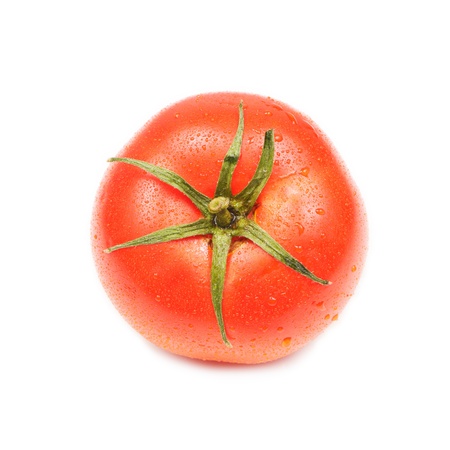Tomato  isolated on white backgroundの写真素材