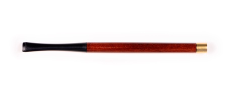 Cigarette holder isolated on white backgroundの写真素材