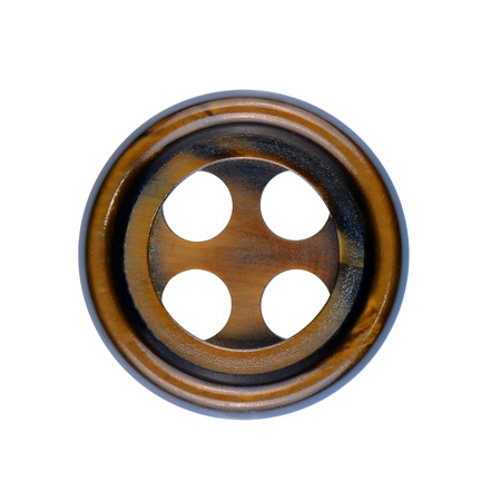 Old buttons isolated on white background