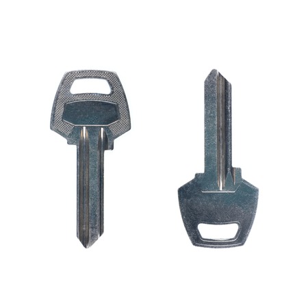 Door keys isolated on white background