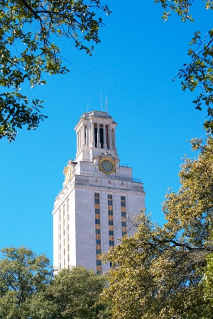 Main Building Tower at the University of Texasのeditorial素材