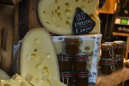 Cheese In Food Marketの写真素材