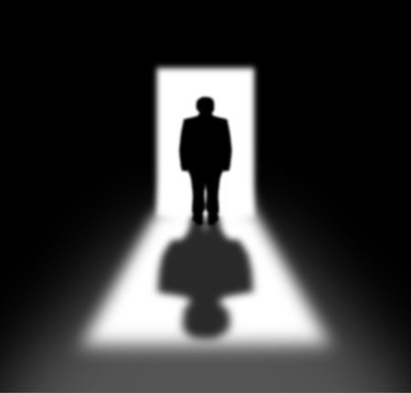 secret silhouetteの写真素材