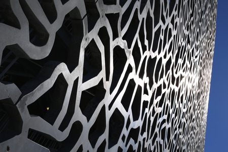 Modern Architecture of Museum in Marseille France