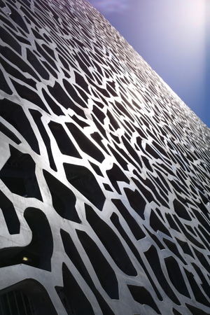 Modern Architecture of Museum in Marseille Franceのeditorial素材