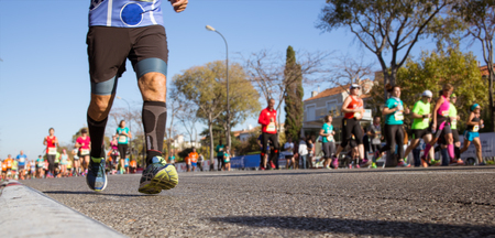 Half Marathon in France / Marseille to Cassisのeditorial素材