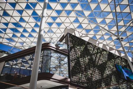 Marseille, France -04/09/18: New Modern and Architectural Mall in Marseilleのeditorial素材