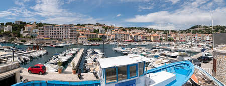 Port and village of Cassis, 13 Bouches du RhÃ´ne, PACA, South, Franceのeditorial素材