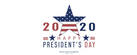 Happy Presidents day, American election 2020, - Web bannerの写真素材