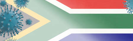South African variant   Web Banner designの写真素材