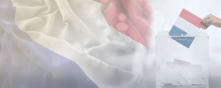 Presidential election France 2022 - Vote of April 10 and 24, 2022の写真素材