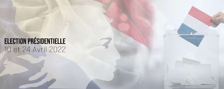 Presidential election France 2022 - Vote of April 10 and 24, 2022の写真素材