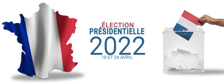 Presidential french election -France 2022 - Vote of April 10 and 24, 2022の写真素材