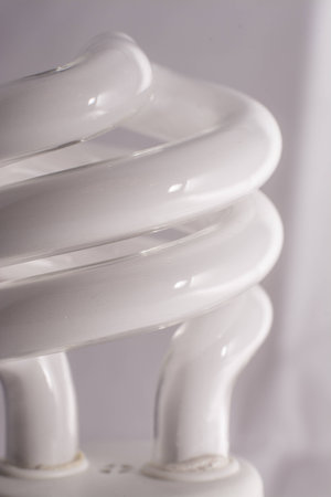 Compact Florescent light bulb 2の写真素材
