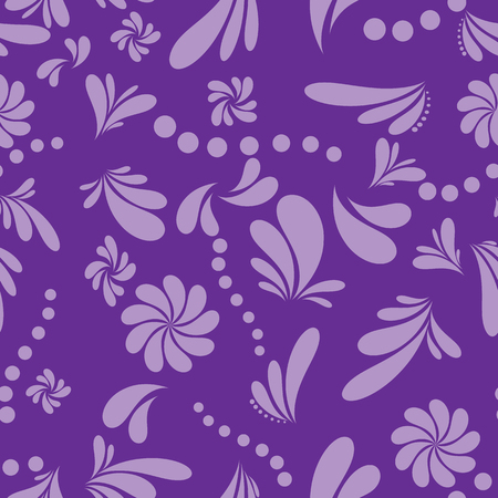 beautiful seamless abstract floral illustrationのイラスト素材
