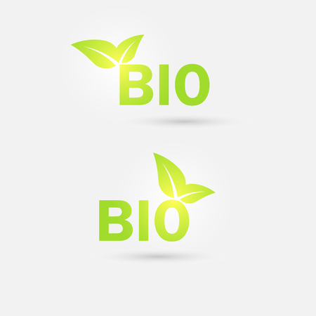 Ecology bio icon. Green technologies. Vectorのイラスト素材