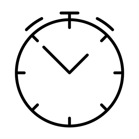 Clock line icon.のイラスト素材