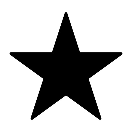 Star silhouette icon. 96x96 for Web Graphics and Apps. Simple Minimal Pictogram. Vector