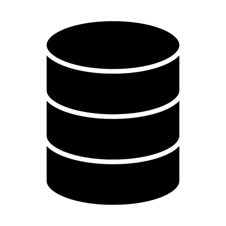 Database Icon.  96x96 for Web Graphics and Apps.  Simple Minimal Pictogram. Vectorのイラスト素材
