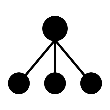 Blockchain Node Icon. 96x96 for Web Graphics and Apps. Simple Minimal Pictogram. Vectorのイラスト素材