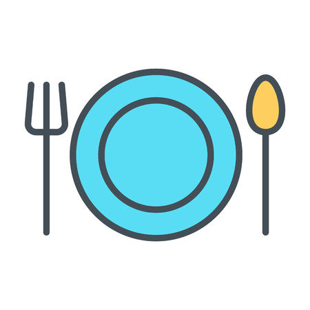 Cutlery vector illustration setのイラスト素材