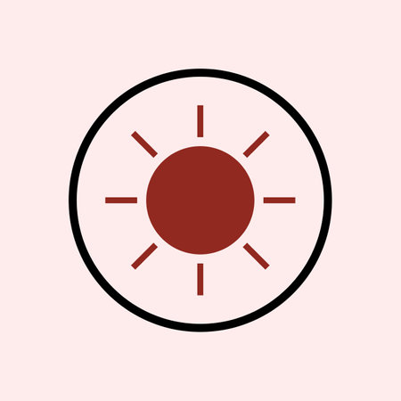 Brightness Icon, Intensity Setting Vector Artのイラスト素材