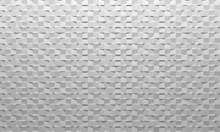 White square abstract background. 3d rendering, 3d illustration.の写真素材