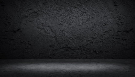 dark room wall background. Designed grunge texture. 3d backgroundの写真素材
