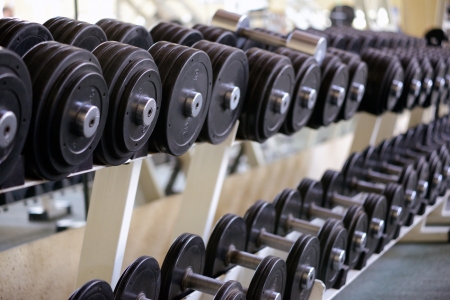 dumbbellsの写真素材