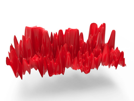 red plastic wavesの写真素材