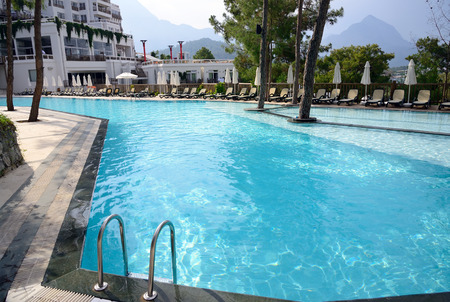 Beach resort near Kemer, Turkeyのeditorial素材