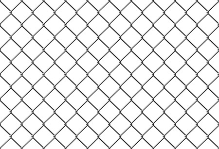 seamless metal mesh fenceの写真素材