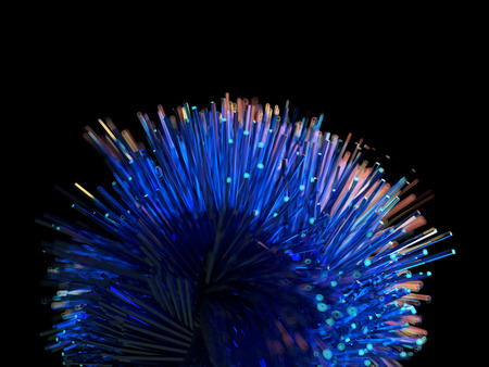 fiber knot, abstract backgroundの写真素材