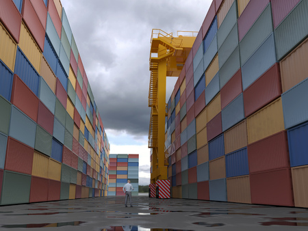 Container Terminalの写真素材