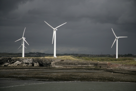 Workington, wind turbines, Cumbria, UK