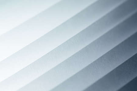 Ribbed abstract structure made of paper sheets