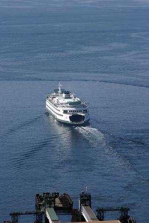 seattle ferry boatの写真素材