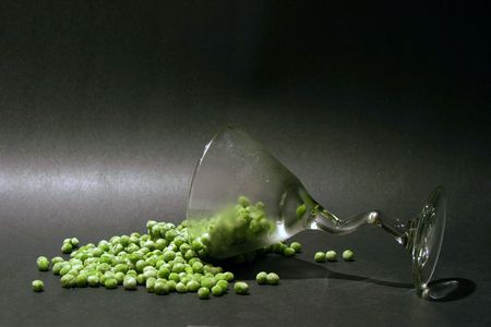 spilled green pea martiniの写真素材