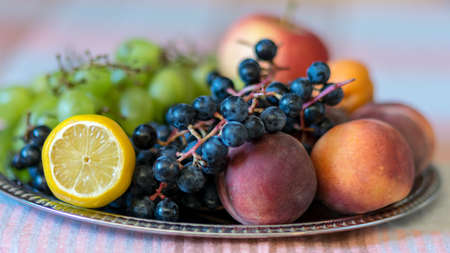 photo with apples in baskets, apple basket group, autumn timeの写真素材