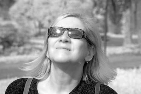 portrait of a person, infrared photography, photographed with a modified infrared camera, IRの写真素材