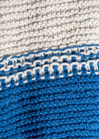 photography with knitting texture, close-up view, handmade, knitting concept, hobby