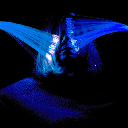 light fantasies, fuzzy, beautiful and colorful light paintings, abstract light lines and contours, happy light texturesの写真素材