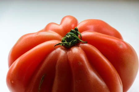 photo with beautiful, red tomatoes, healthy diet, autumn harvestの写真素材