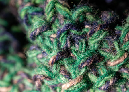 variegated knitting yarn, knitted fashion, wool yarn and needles, knitting hobby, needlework...