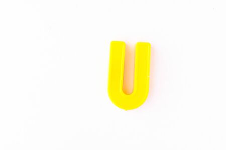 Colorful capital letter over white backgroundの写真素材